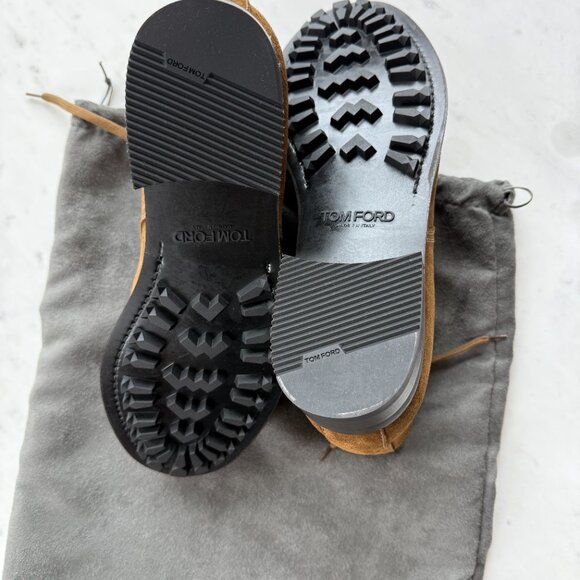 Tom Ford NEW Suede Tan Boots 11.5 Mens - Picture 3 of 6